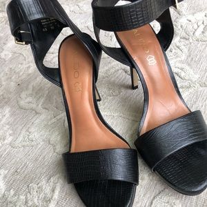 GLAM!!! Like new Aldo alligator skin strap heels!